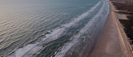 Miles of windswept Texas beaches