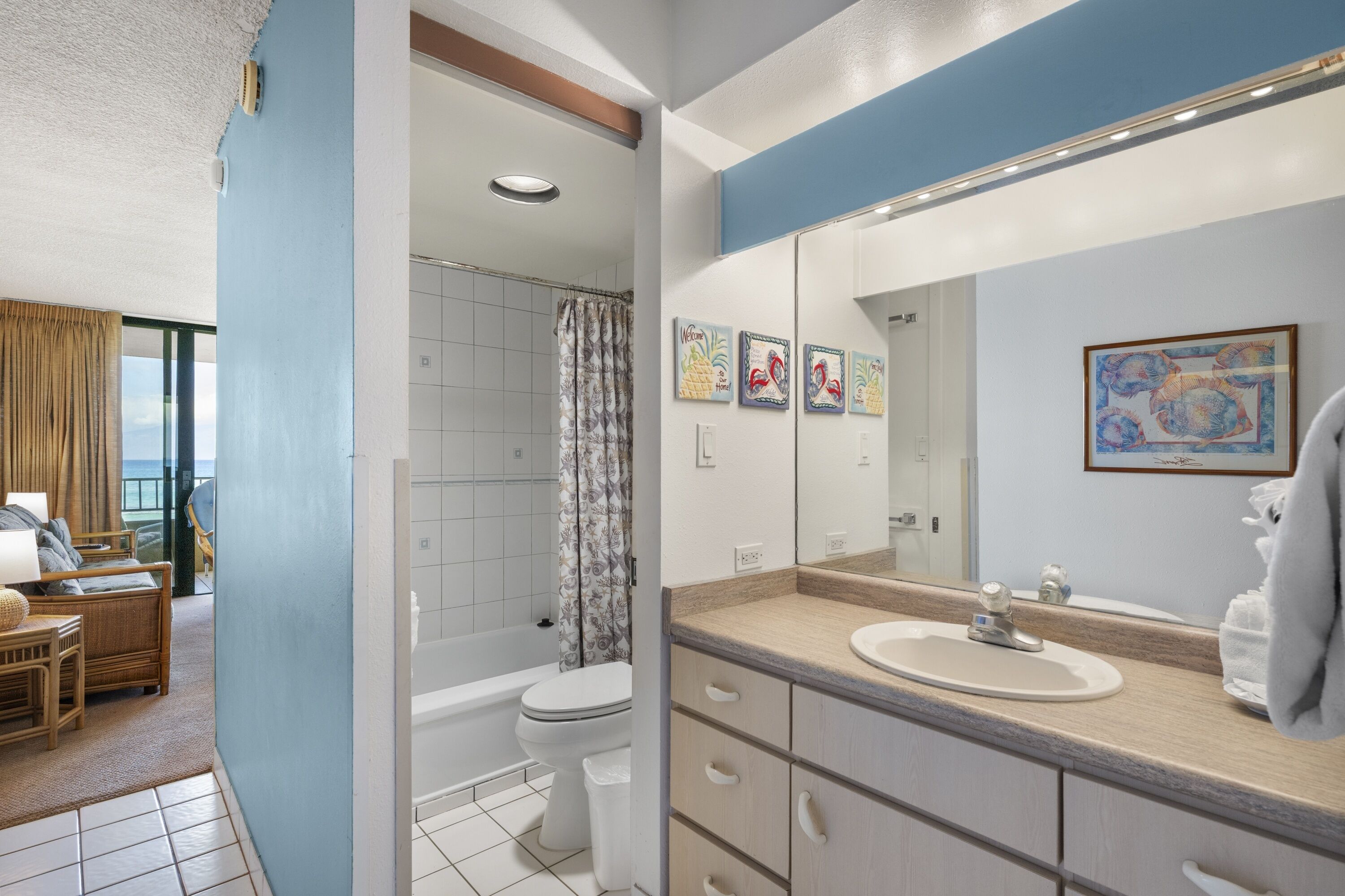 公寓客房, 2 間臥室 | 浴室 | 吹風機、洗髮精