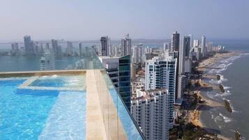 Indoor pool, outdoor pool