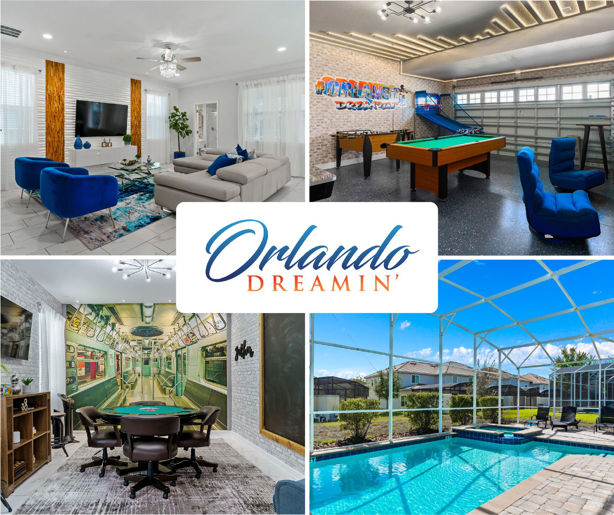 Magical Escapes: Disney-area Villas with Pools, Theaters & Themed Rooms Await!