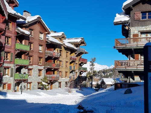 Arc 1950, Sources de marie, 6-8 pers, ski-in/ski-out, swimming pool and spa/sauna access