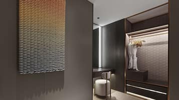 總統套房, 1 張特大雙人床 | 羽絨被、房內夾萬、書桌、遮光窗簾/窗簾