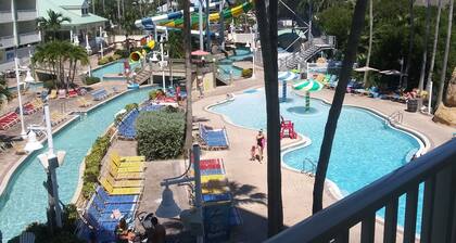 Lulu's NEW WATERFRONT RARE 2 BAL 2 BD, 2 BA, SLEEPS 8-4 DAILY WATER PARK PASSES