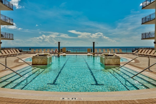 Una piscina climatizada