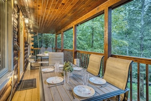 Upper Porch Heated Outdoor Seating