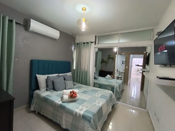 3 chambres, fer et planche Ă repasser, Wi-Fi gratuit