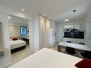 Departamento básico | 1 habitación, wifi gratis y ropa de cama 