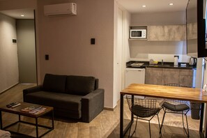 Deluxe-studiolejlighed - balkon | Premium-sengetøj, dundyner, senge med topmadrasser