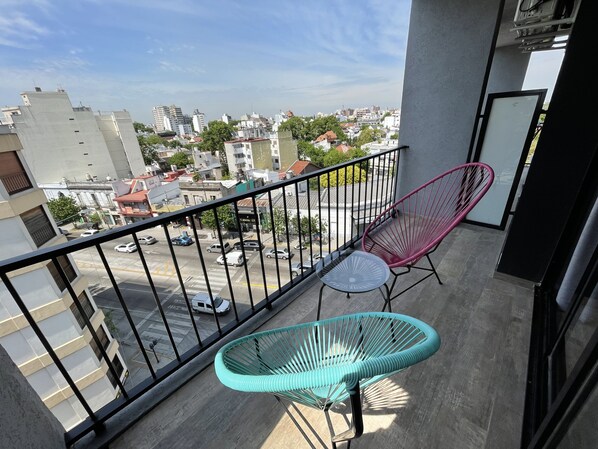 Deluxe-studiolejlighed - balkon | Balkon