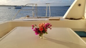 Blick von der Unterkunft