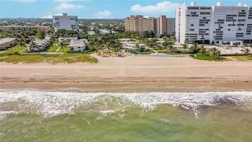Enjoy a serene beachside retreat with stunning ocean views and access to the shore.