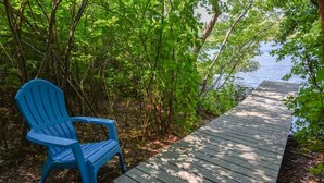 Property grounds - Pond Front Home with Private Dock! (Brewster)