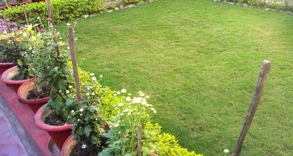 Fully Furnished 1BHK, Unit SA1 - room, lobby, kitchen, bathroom, Garden