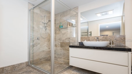 Shower. Across The Road From The Beach