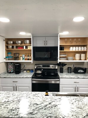 Fridge, microwave, oven, stovetop - Newly Finished 3bed 2 bath (Basement Apartment) (Cedar City)