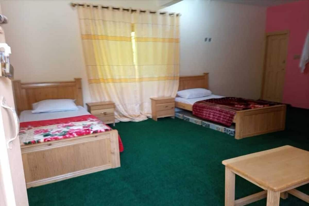 Habitación estándar con 2 camas individuales | Tabla de planchar con plancha y wifi gratis