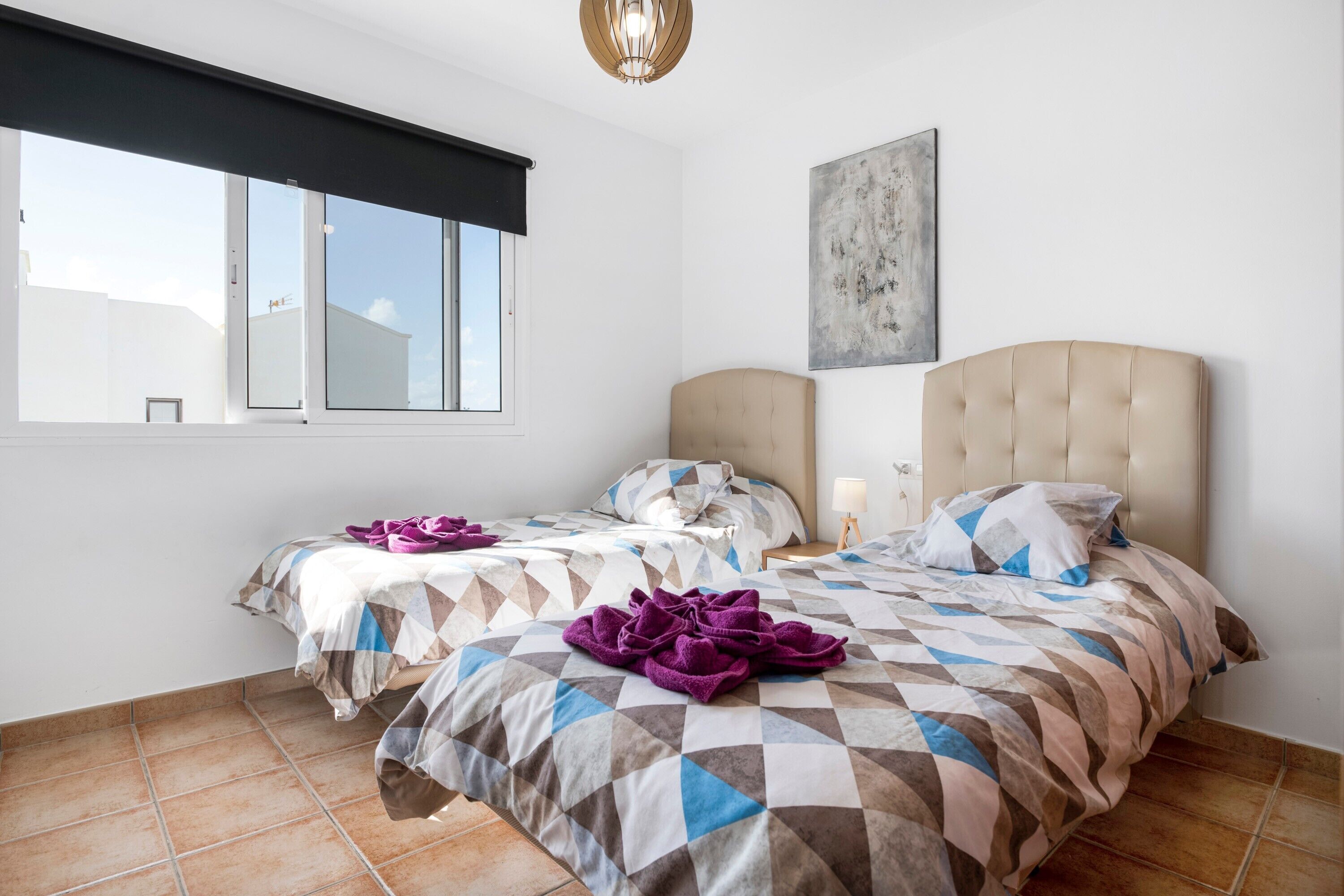 2 bedrooms, iron/ironing board, free WiFi, bed sheets