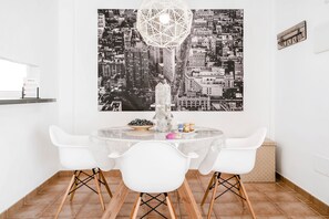 Dining - Vacation Home Casa Alvaria with Mountain View, Sea View, Wi-Fi & Terraces (Punta mujeres)