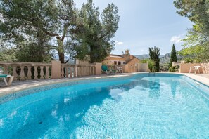Pool - Holiday Apartment Montemar 36 with Sea and Mountain View, Wi-Fi, Pool & Terrace (Port de Soller)