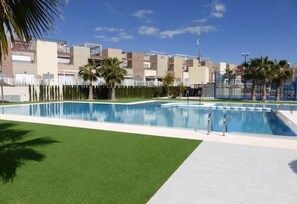 Pool - "Fantastic apartment" with Pool, Whirlpool, Wi-Fi, A/C, Balcony & Terrace (Torrevieja)
