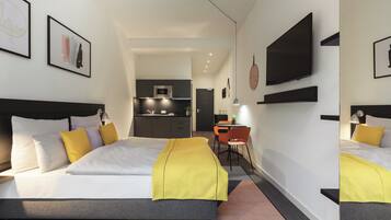 1 Schlafzimmer, Allergikerbettwaren, Zimmersafe, Schreibtisch