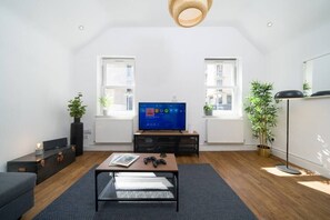 Smart TV, video game console, Netflix, streaming services