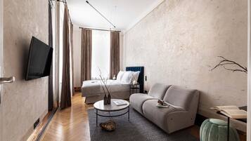 City-Doppelzimmer | Minibar, Zimmersafe, kostenloses WLAN, BettwÀsche