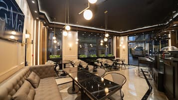 Sala de estar en el lobby