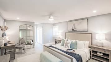 2 bedrooms, desk, iron/ironing board, WiFi