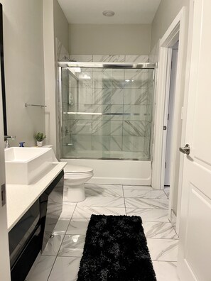 Hair dryer, towels