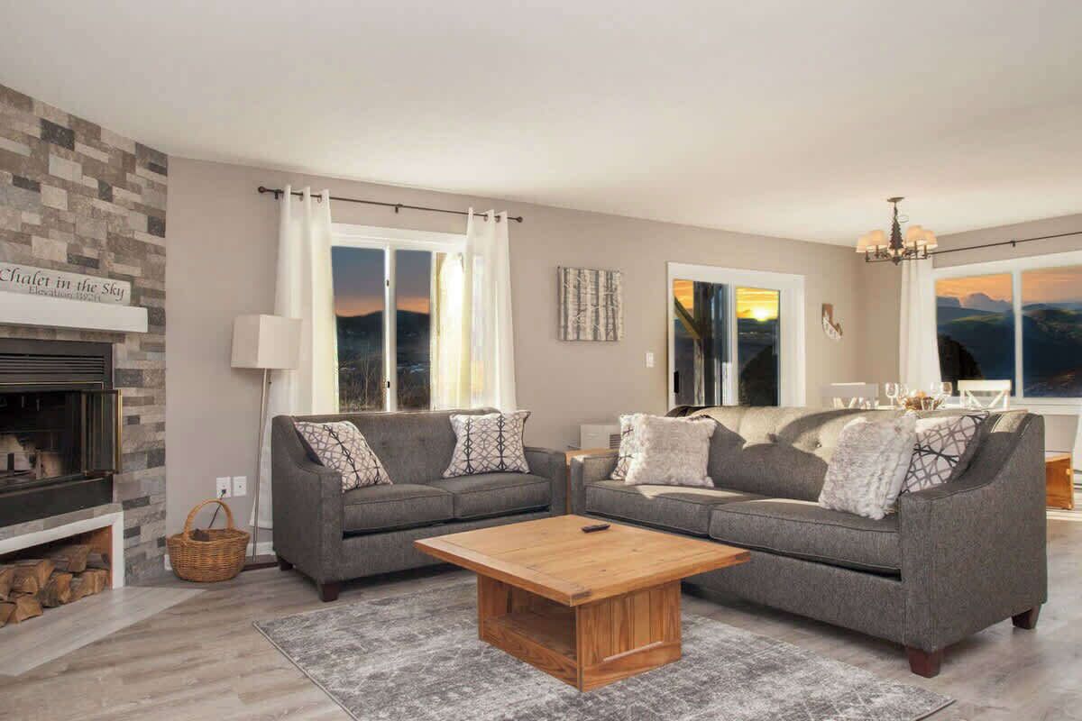 TV, fireplace, DVD player, offices