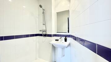 Shower, hydromassage showerhead, hair dryer