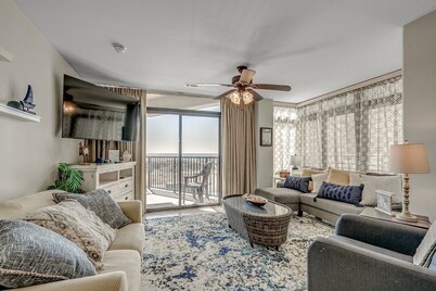 Enjoy the ocean view from your balcony. 3B/3B