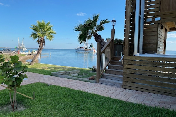 - Bay Dock Cottage-
Shrimpers are retuning from Sea