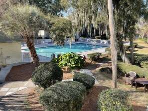 Alberca al aire libre 