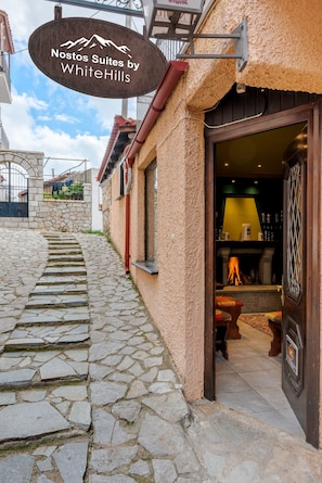 Fassade der Unterkunft