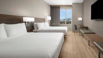 In-room safe, desk, laptop workspace, iron/ironing board