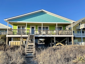Exterior - Relaxing Oceanfront Holden Beach Getaway (Holden Beach)