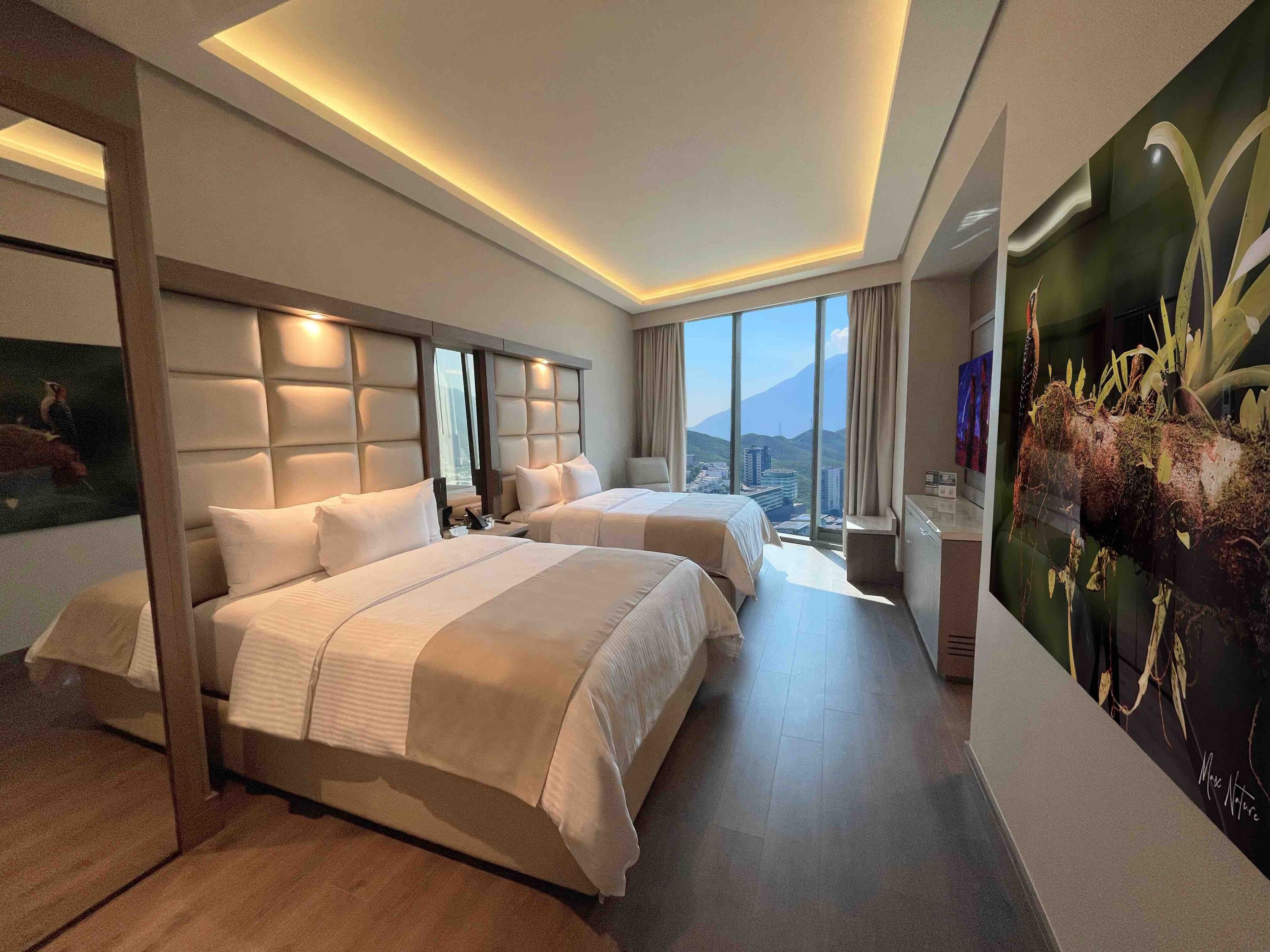 master suite royal luxury | premium bedding, in-room safe, desk, blackout curtains