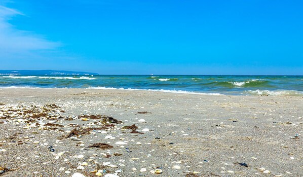 En la playa 
