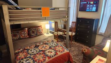 2 bedrooms, iron/ironing board, travel crib, WiFi