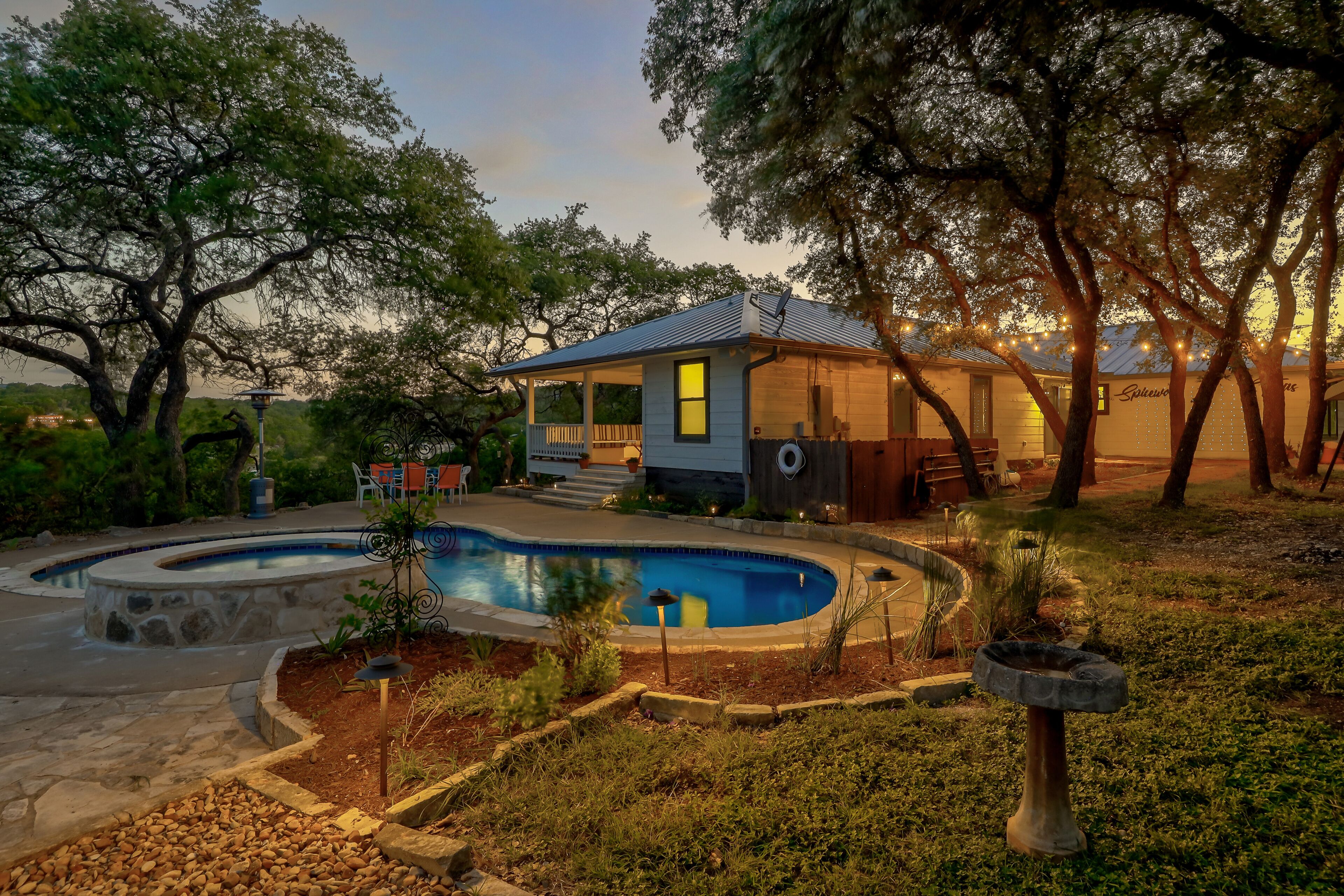 Welcome to The Main Haven at Hilltop Haven of Spicewood, Texas.