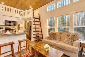 TV, fireplace, offices