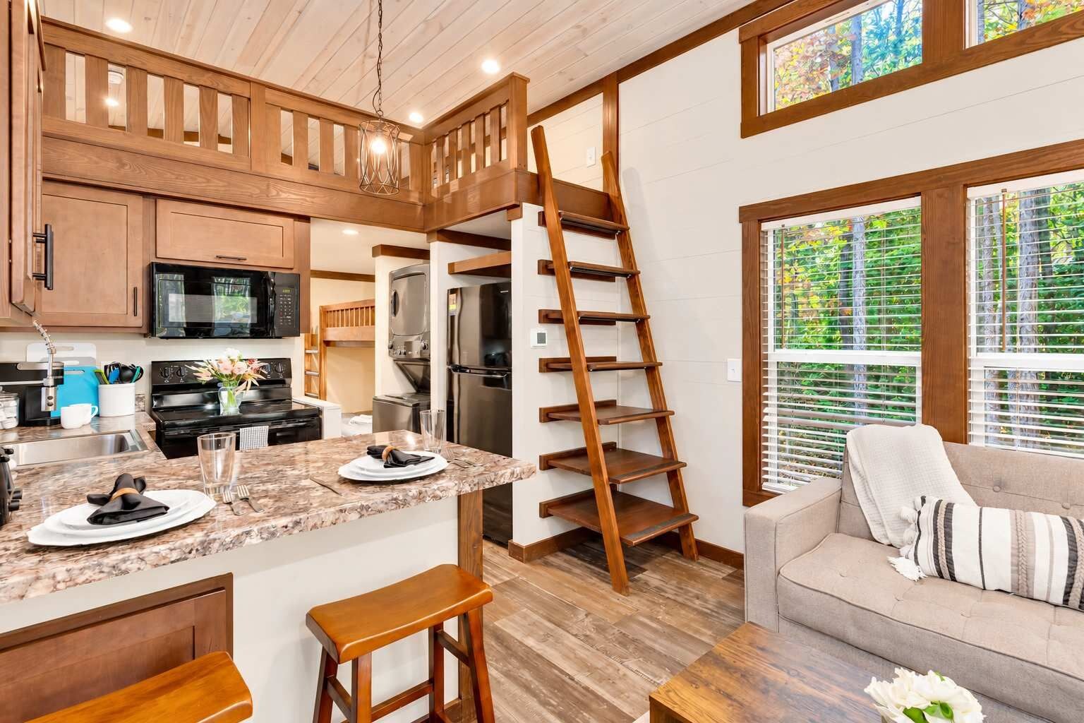 Living Room and Kitchen