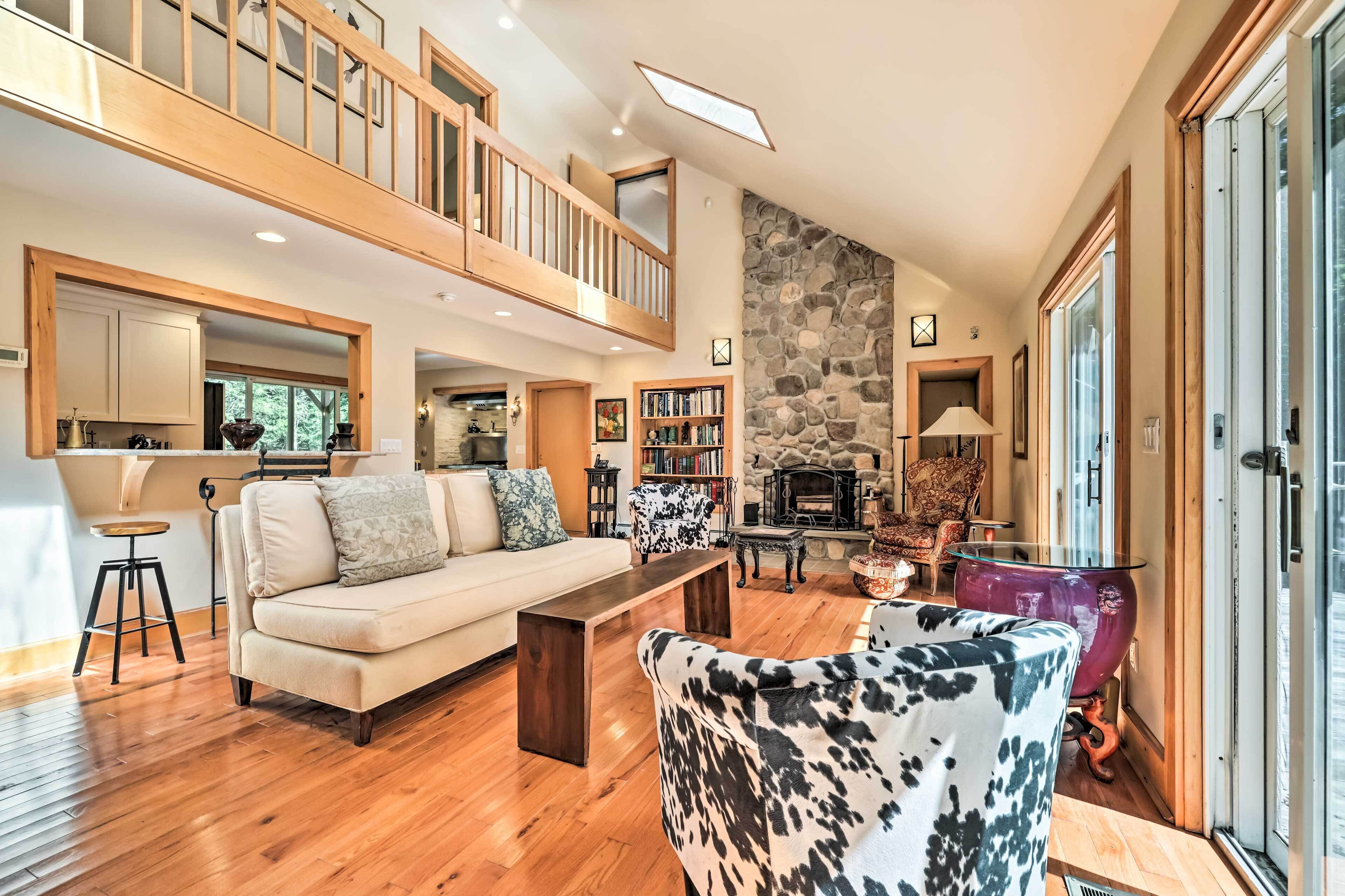 Modern Catskills Escape on 25 Acres w/ Deck!