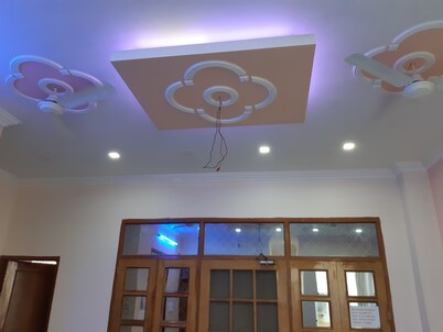 Fully Furnished 1BHK, Unit SA1 - room, lobby, kitchen, bathroom, Terrace Garden