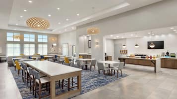 Free daily self-serve breakfast