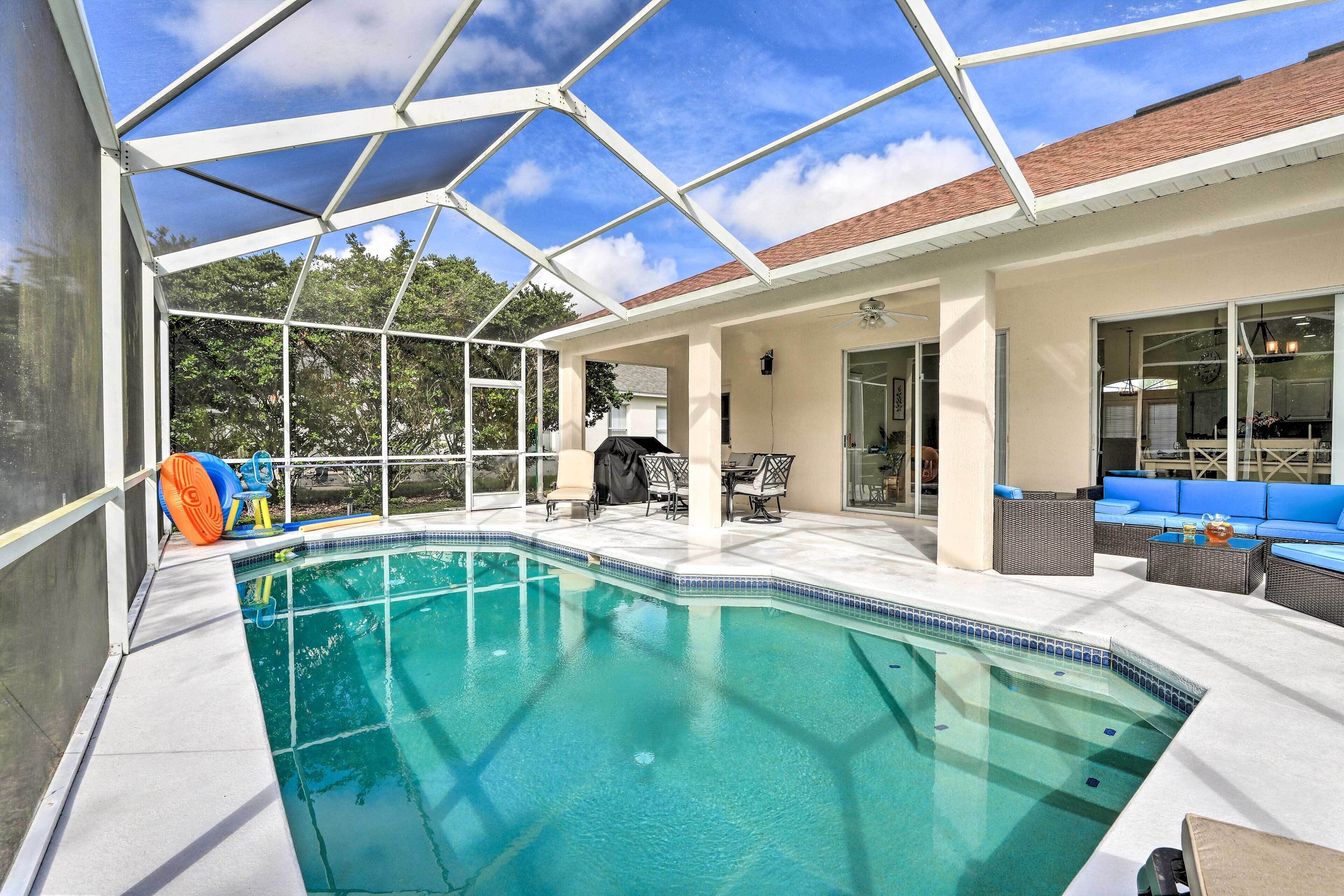 Disney-Area Home w/ Private Pool & Game Room!