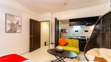 Kamer, 1 twee- of 2 eenpersoonsbedden | Woonruimte