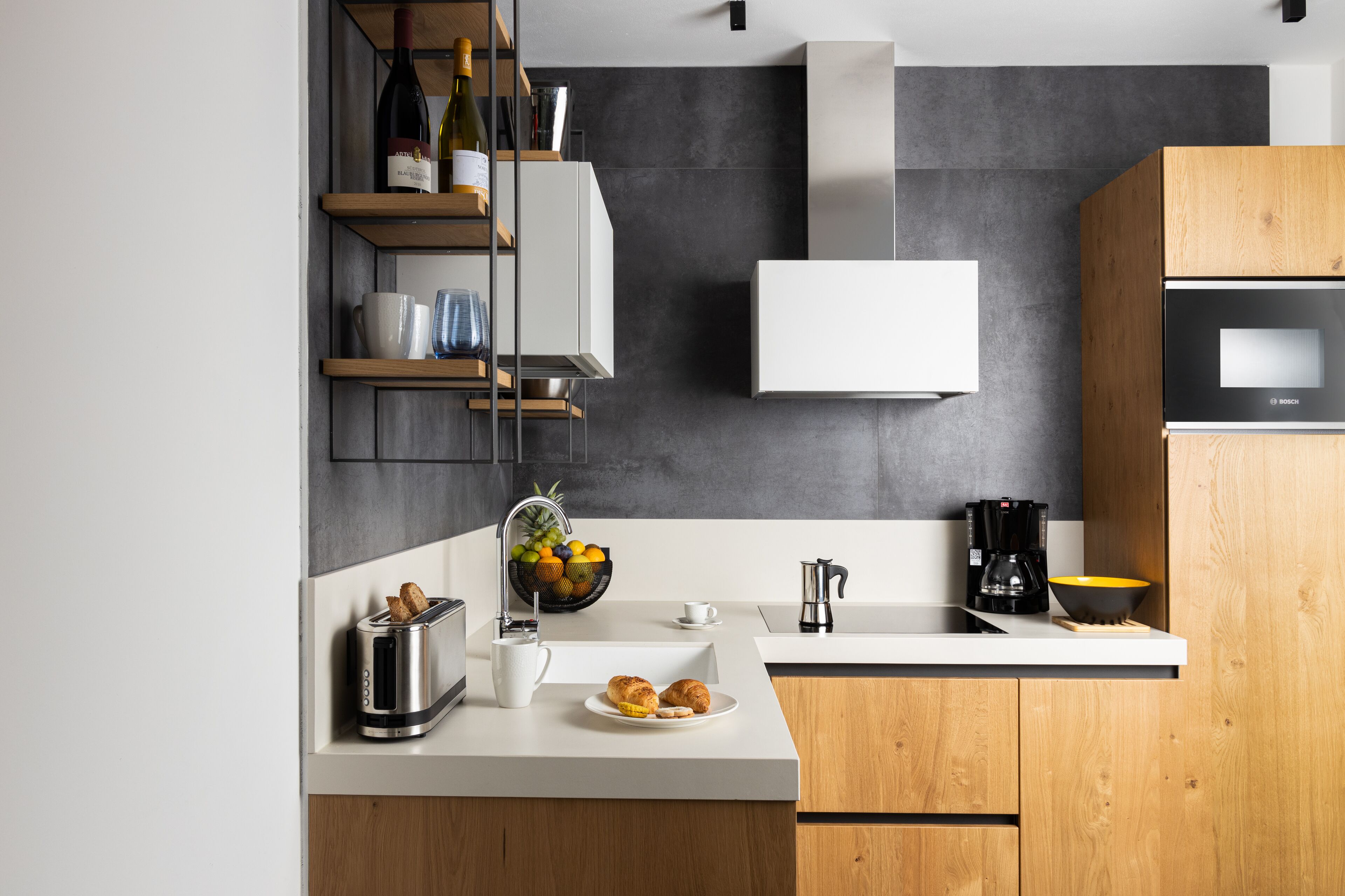 Appartement, 2 chambres, balcon | Cuisine privée